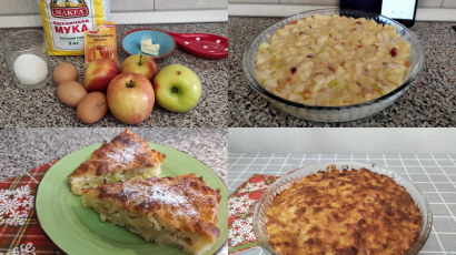 Проще некуда! Быстрый и простой рецепт вкусного яблочного пирога в духовке