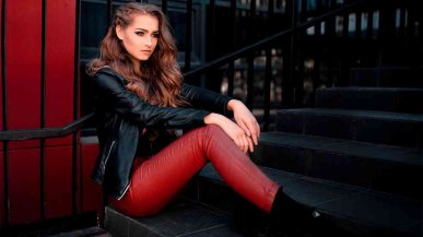 С чем носить кожаную куртку