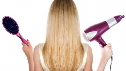 Как правильно сушить волосы феном