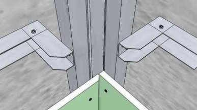 Как сделать угол из профиля для гипсокартона