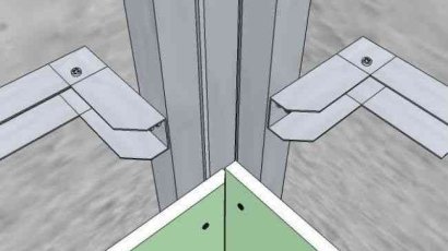 Как сделать угол из профиля для гипсокартона