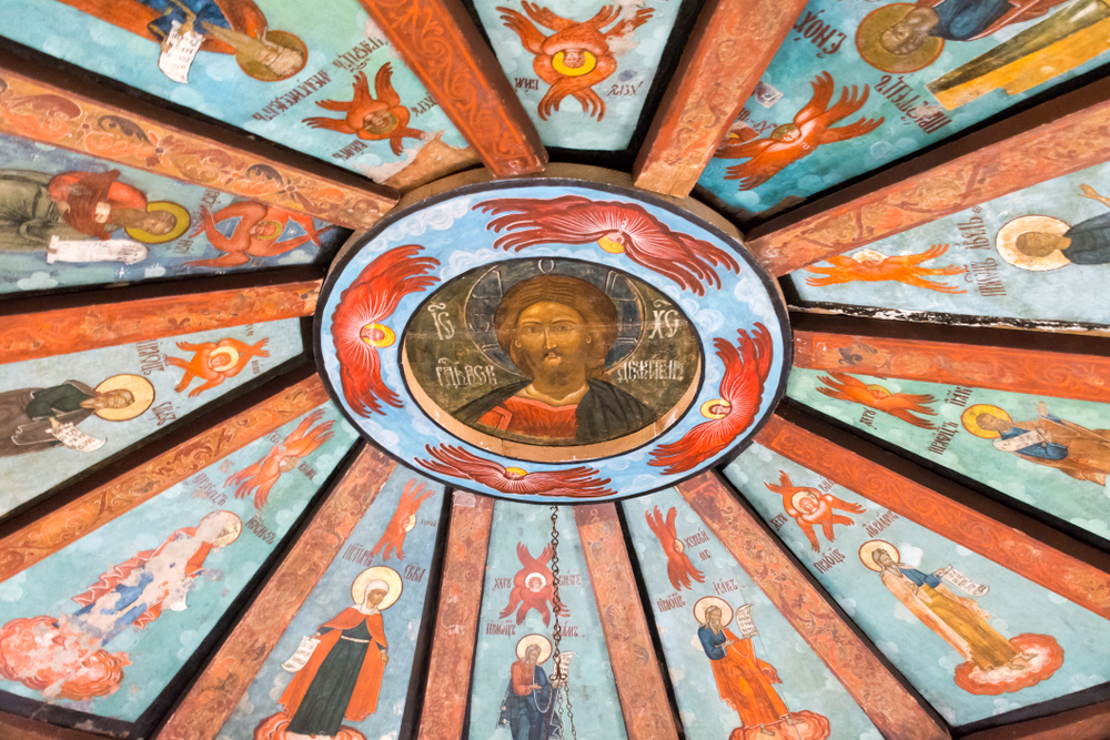 Потолок в часовне архангела Михаила