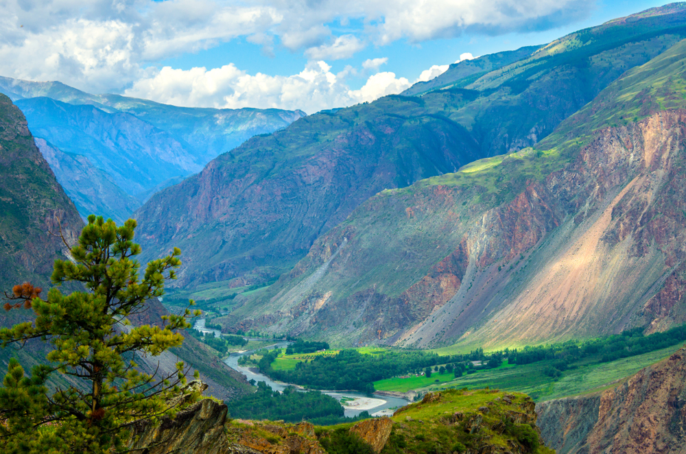 Река Чулышман и Чулышманская долина
