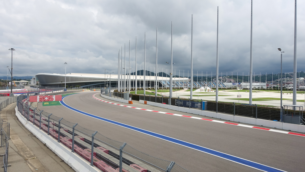 Трасса Формулы 1 в Олимпийском парке Сочи