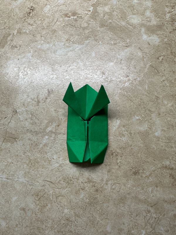 оригами лягушка схема как сделать из бумаги