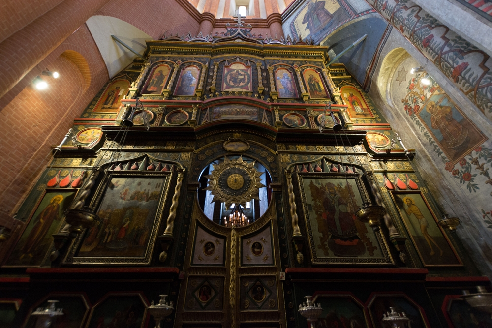 Иконостас в соборе Василия Блаженного