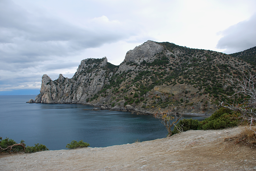 Царский пляж в Новом Свете в Крыму