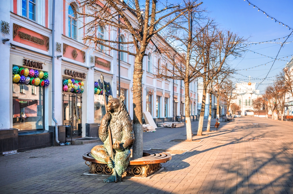 Пешеходная улица Кирова в Ярославле