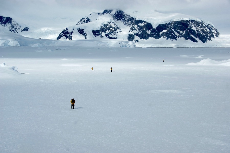 Люди в Антарктиде