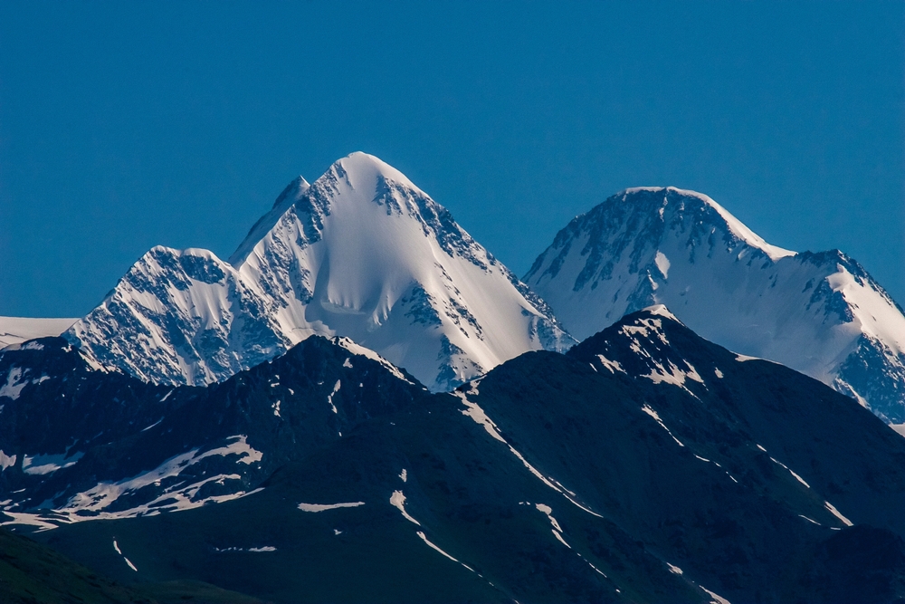 Гора Белуха в ясную погоду