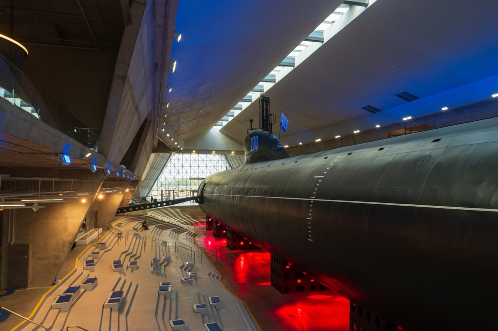 Макеты в музее военно-морской славы в Кронштадте