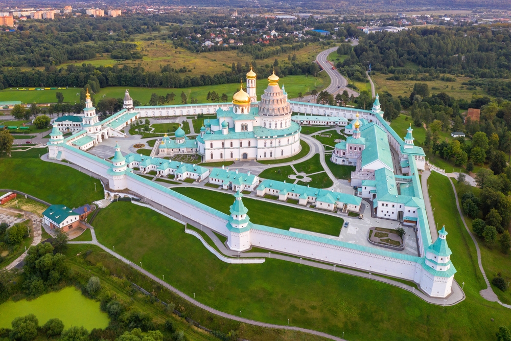 Новый Иерусалим в Истре - фото сверху