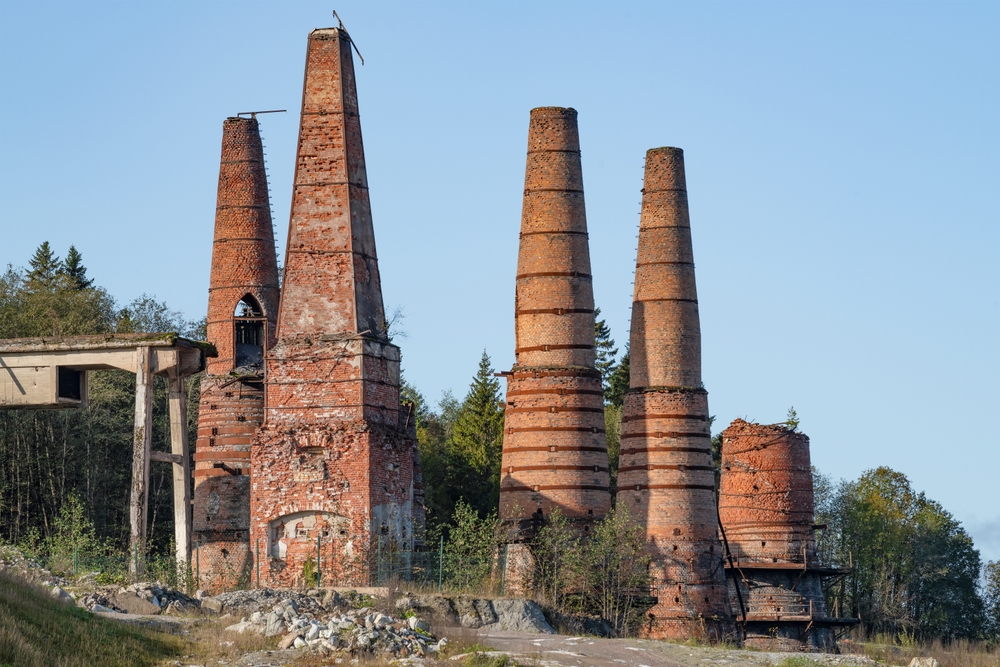 Остатки мраморного завода в Рускеале