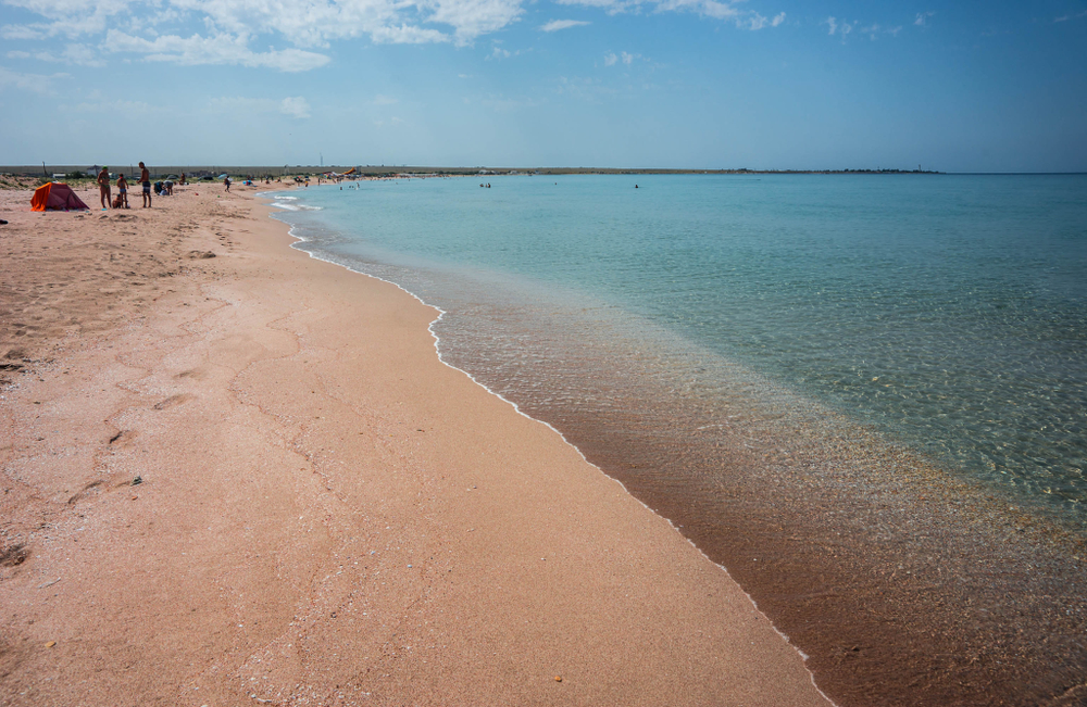 Лучшие пляжи Крыма - пляж Оленевка