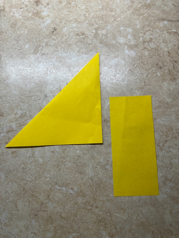 Схема ракеты оригами