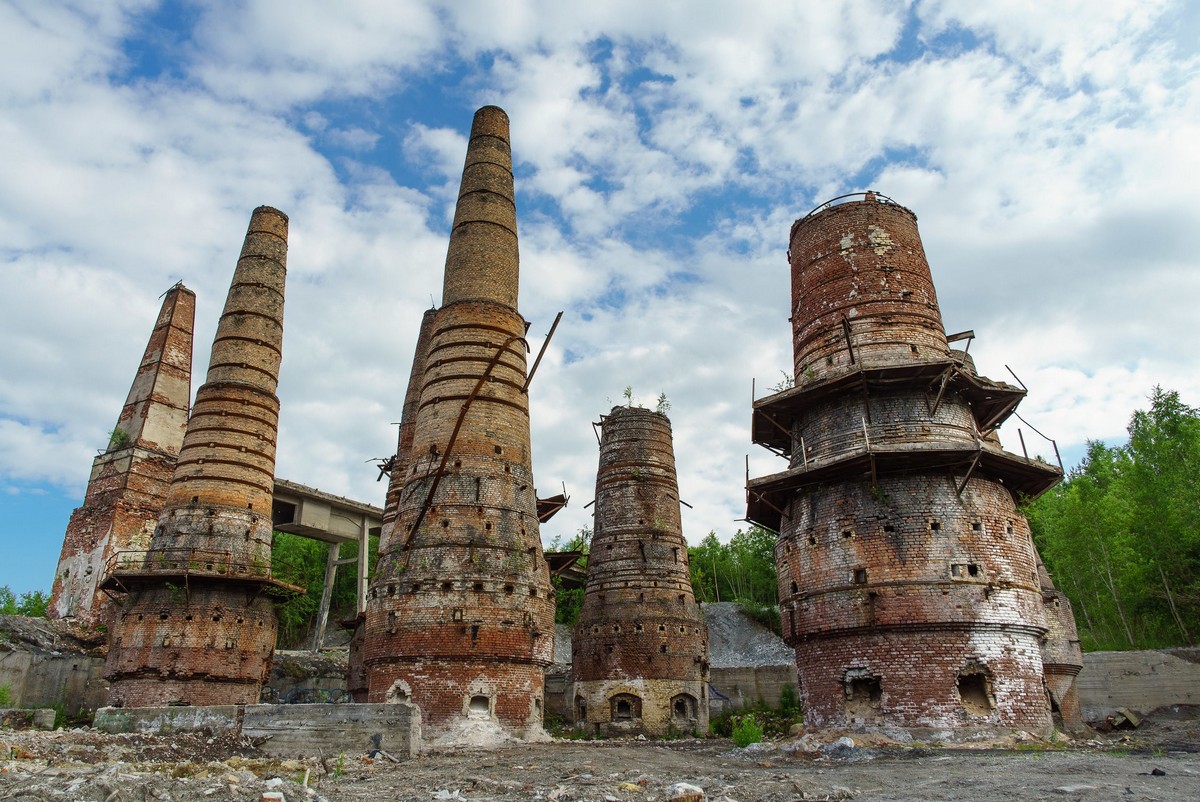 фото мраморного завода в Рускеале