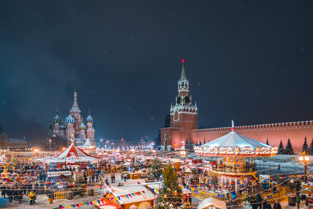 Новогодняя Красная площадь