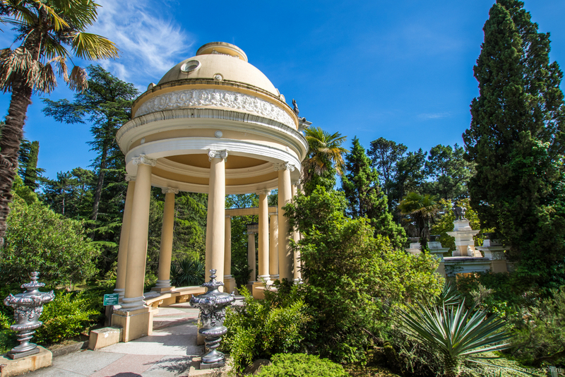 Беседки в Сочинском Дендрарии