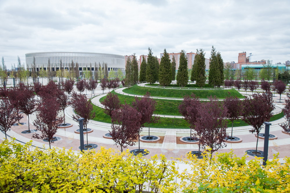 Спиральный подъем на обзорную площадку