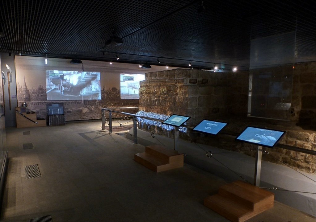 Фото подземного музея в Зарядье