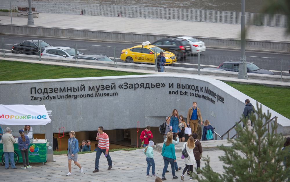 Подземный музей в Зарядье