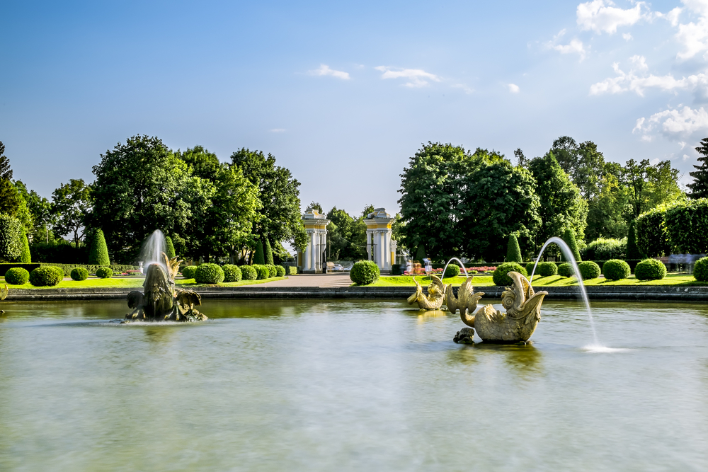 Верхний сад в Петергофе