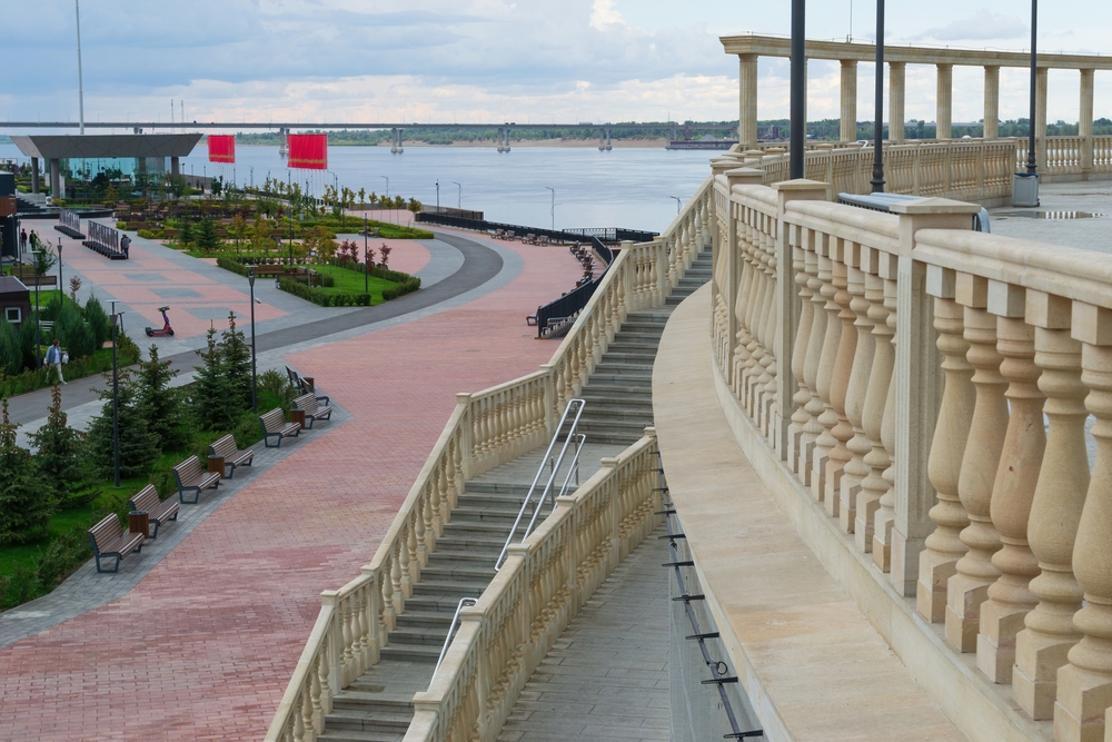Набережная Волги - где погулять в Волгограде с детьми
